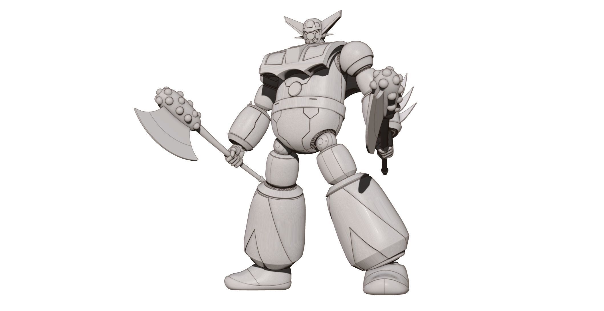 Getter Robo Getta Robo 3D print model_4