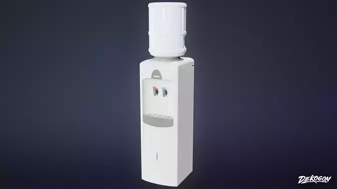 HOSPITAL - Water Dispenser 01 - LOW POLY
