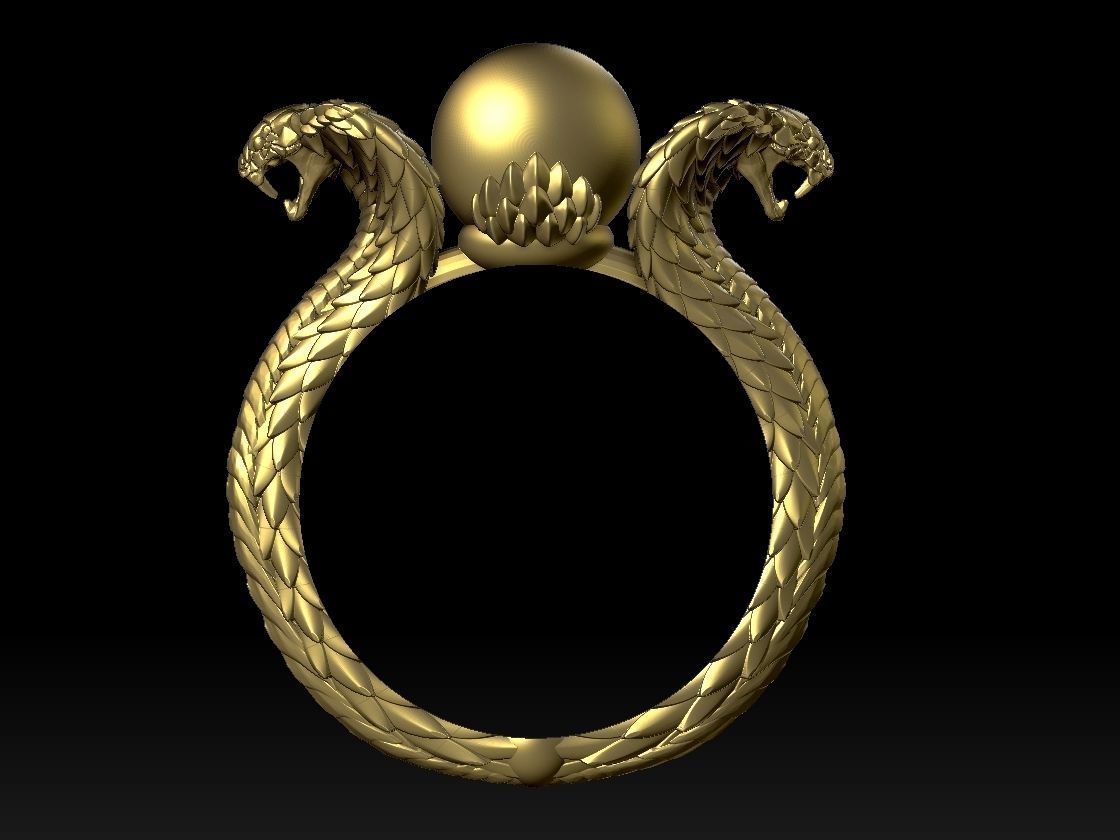 ring cobra 3D print model_12