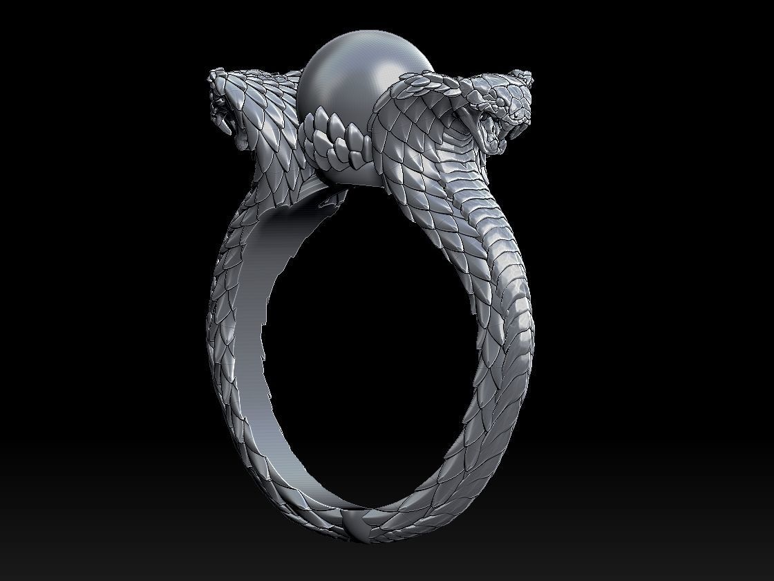 ring cobra 3D print model_2