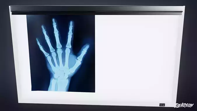 HOSPITAL - Xray Lightbox 01 - LOW POLY