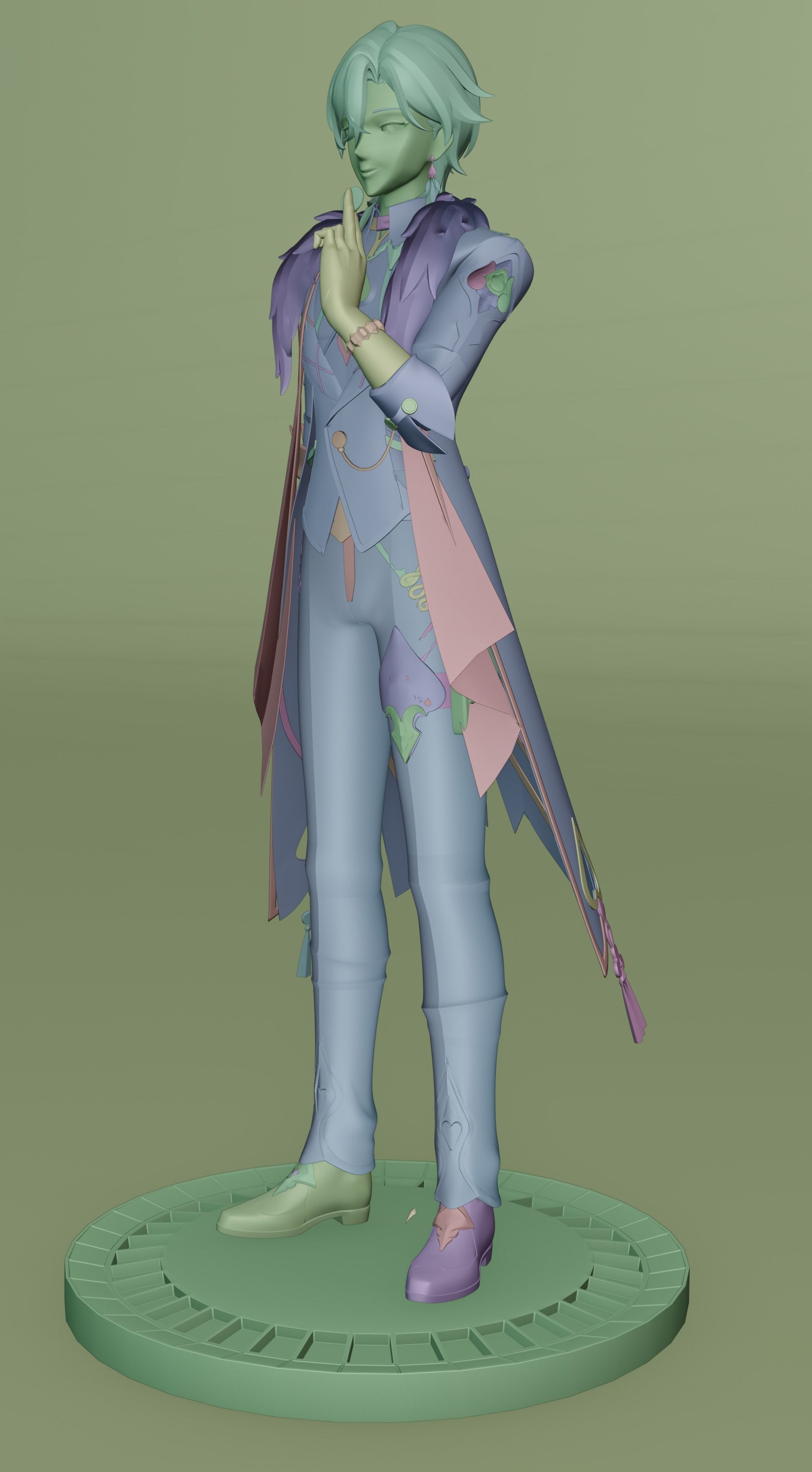 Aventurine model figurine printing honkai star rail 3D print model_5