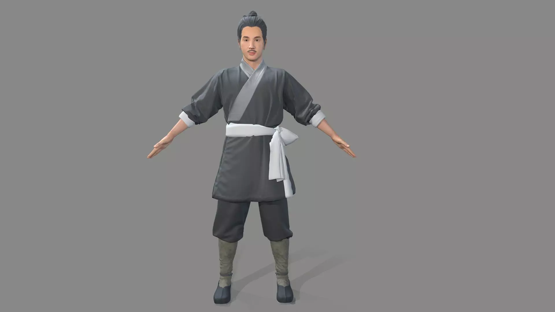 man Character Low-poly 3D model
