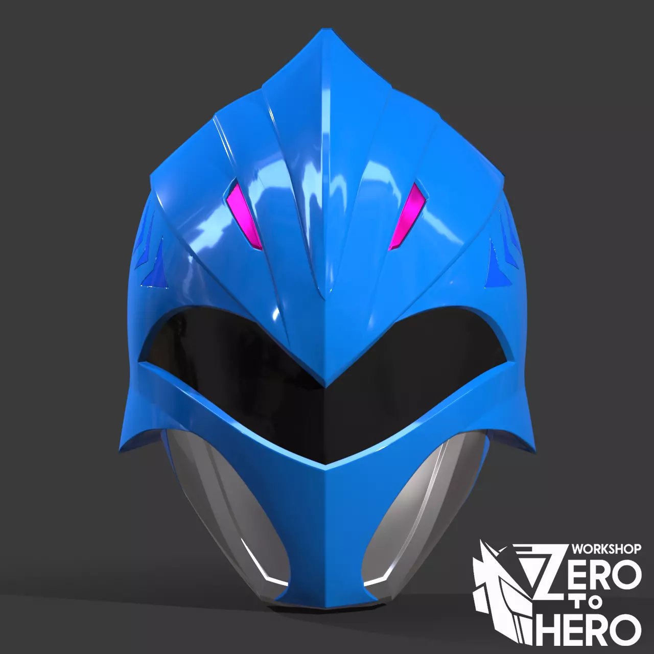 Doubutsu Sentai Zyuohger Blue Helmet 3D print model