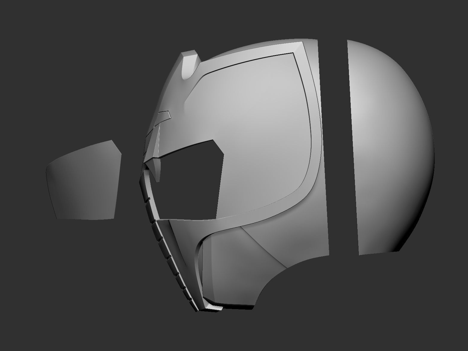 Doubutsu Sentai Zyuohger Green Helmet 3D print model_6