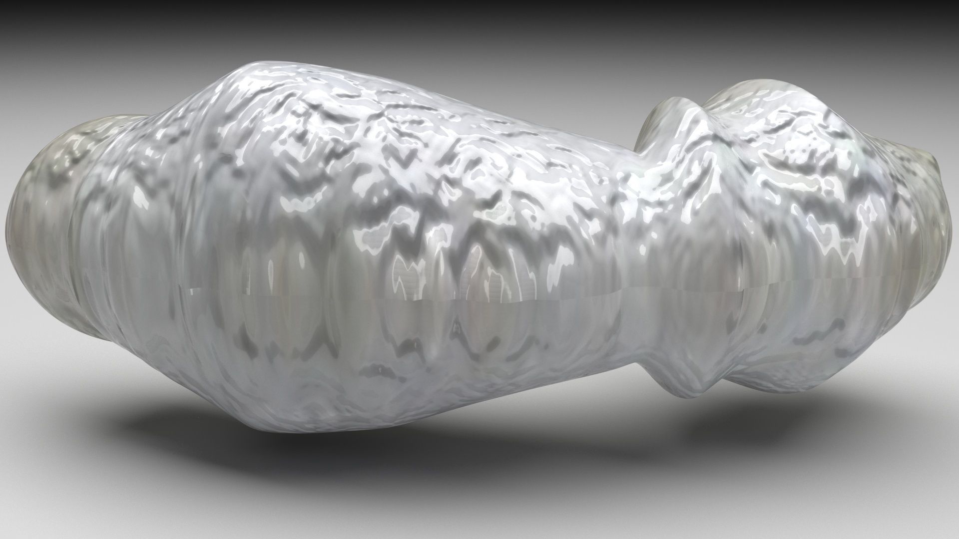 Puffed Rice 3D model_2