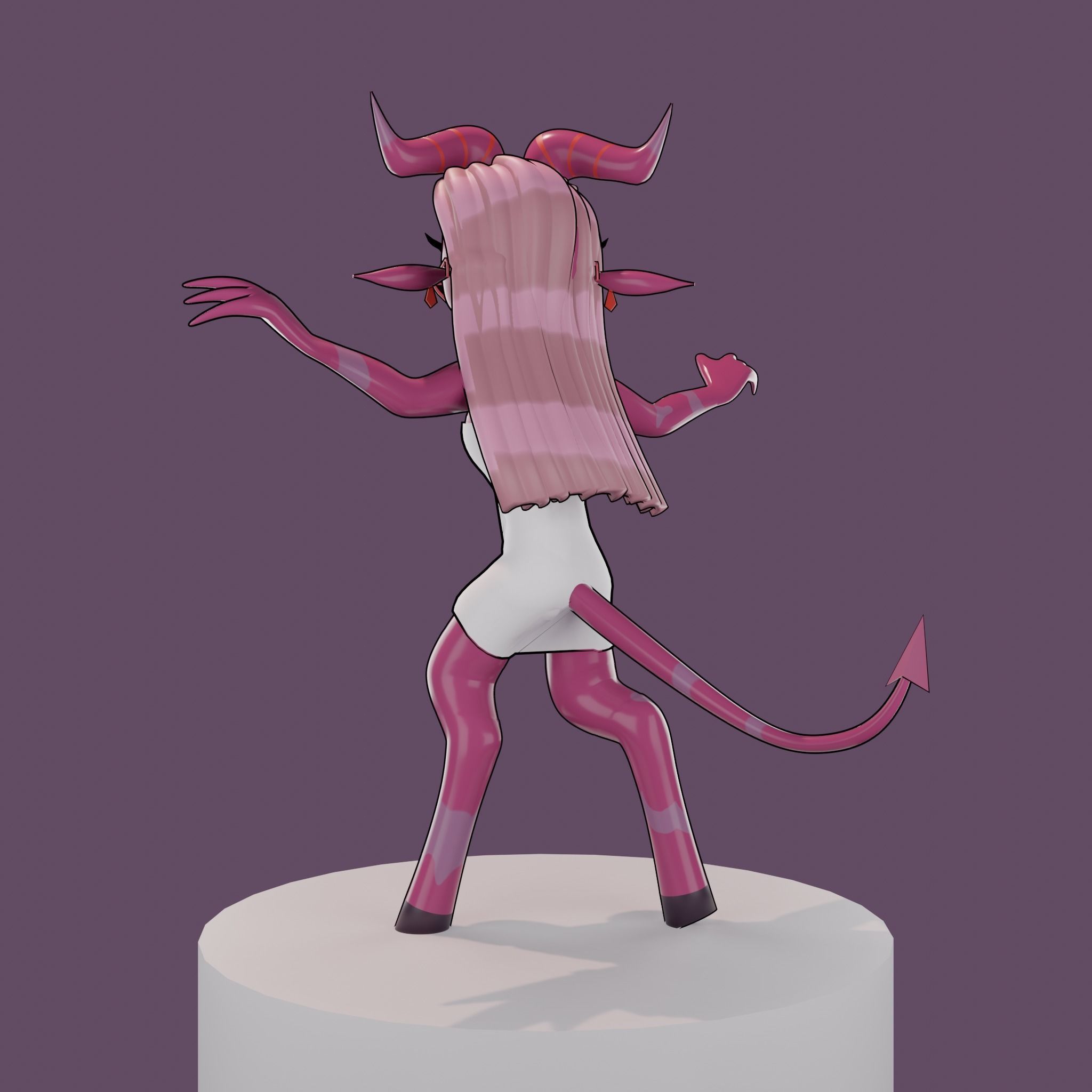 Helluva boss Myberry Low-poly 3D model_5