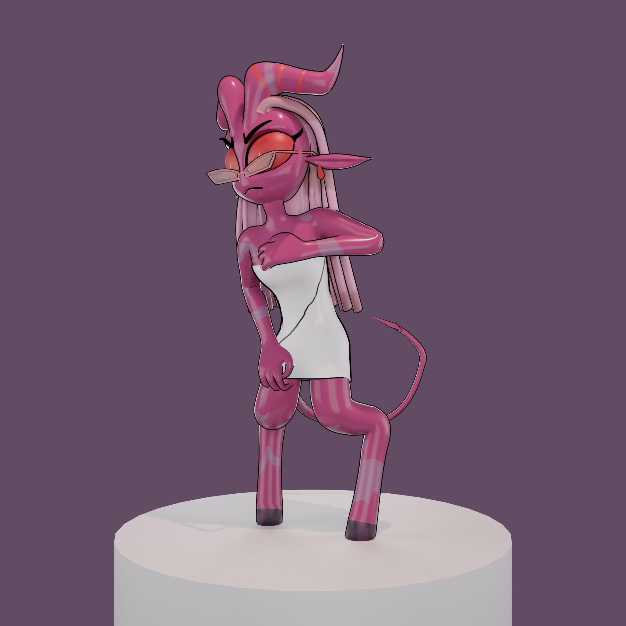 Helluva boss Myberry Low-poly 3D model_6
