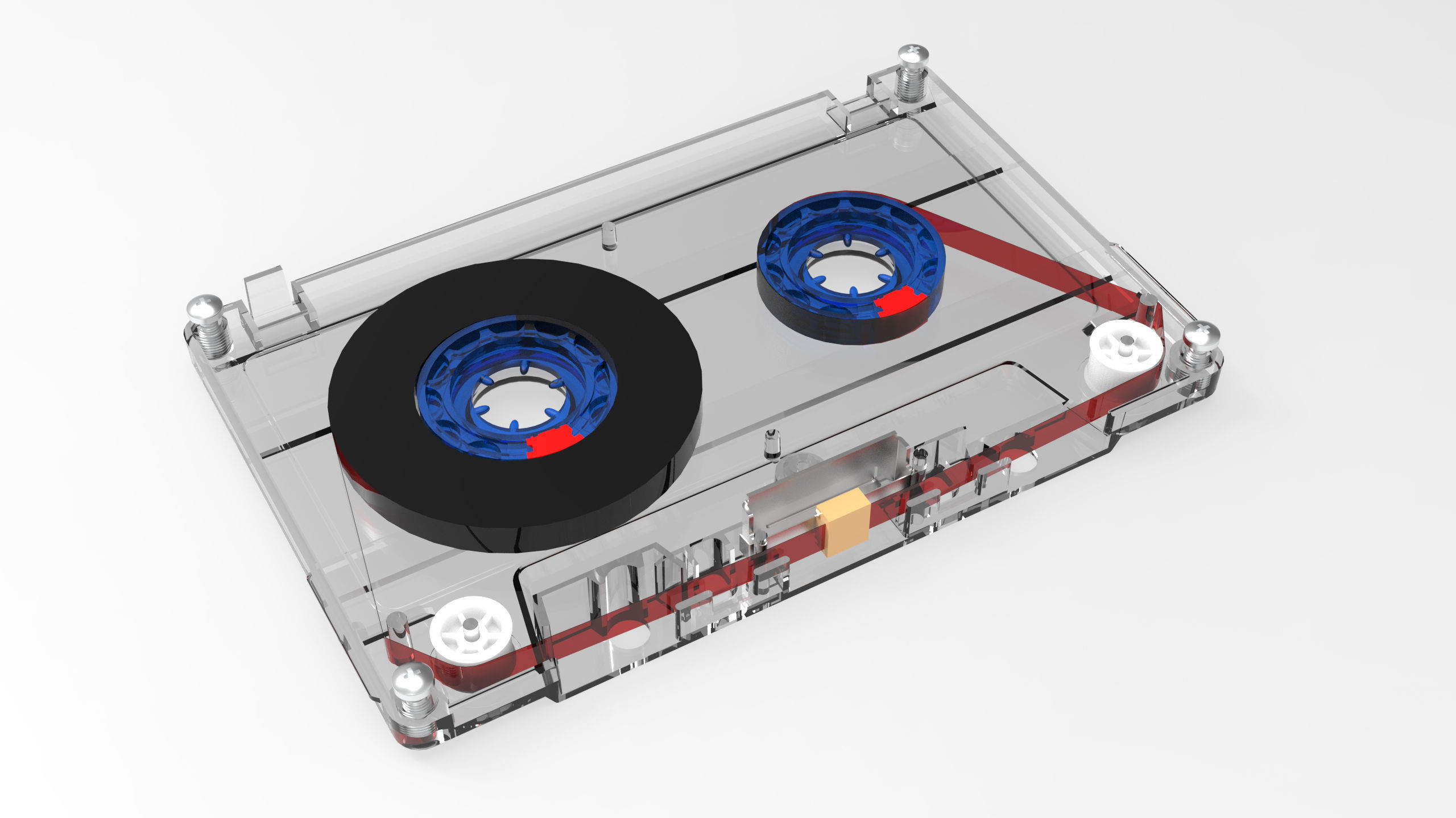 audio Cassettes 3D model_23