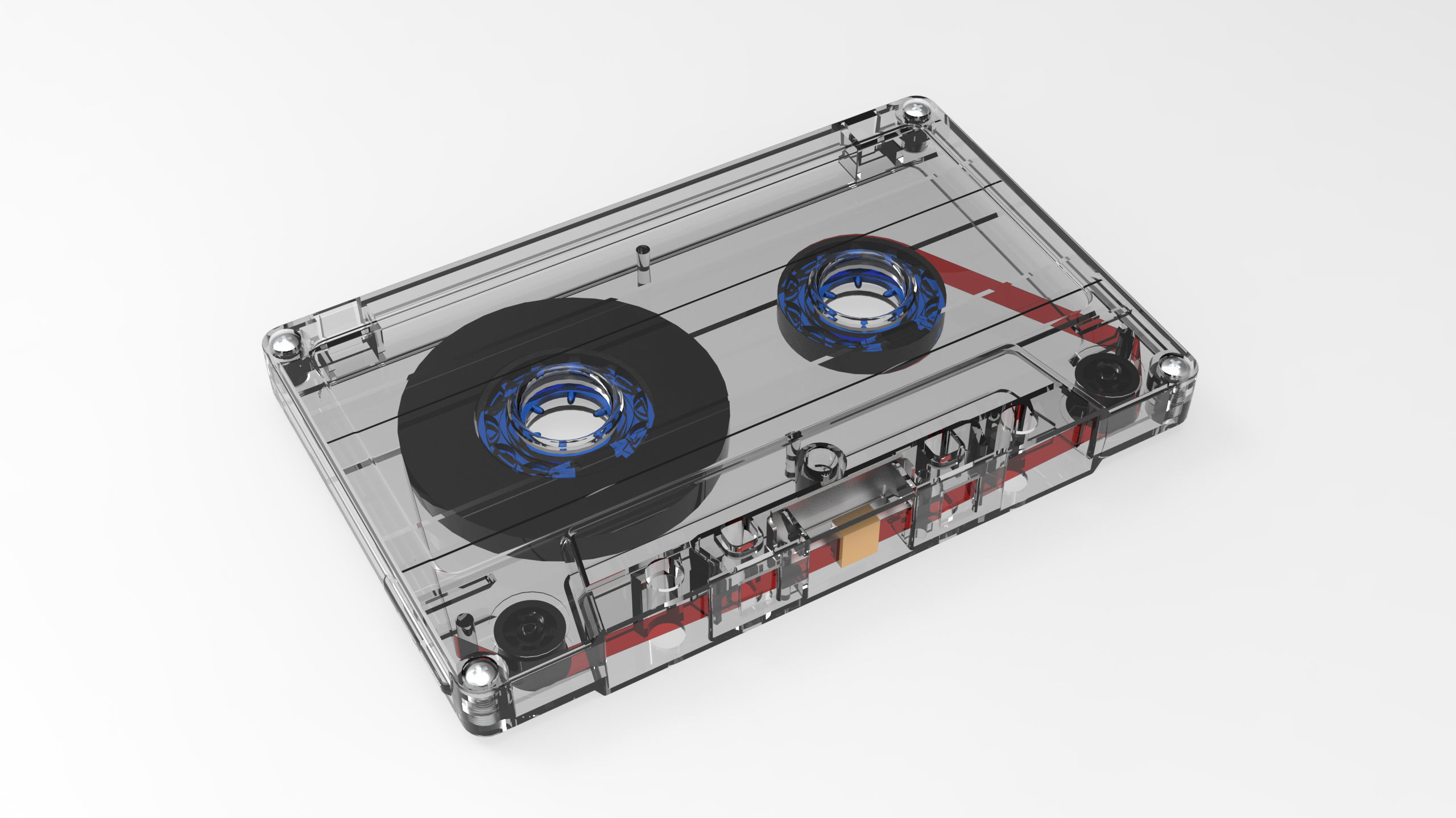 audio Cassettes 3D model_22