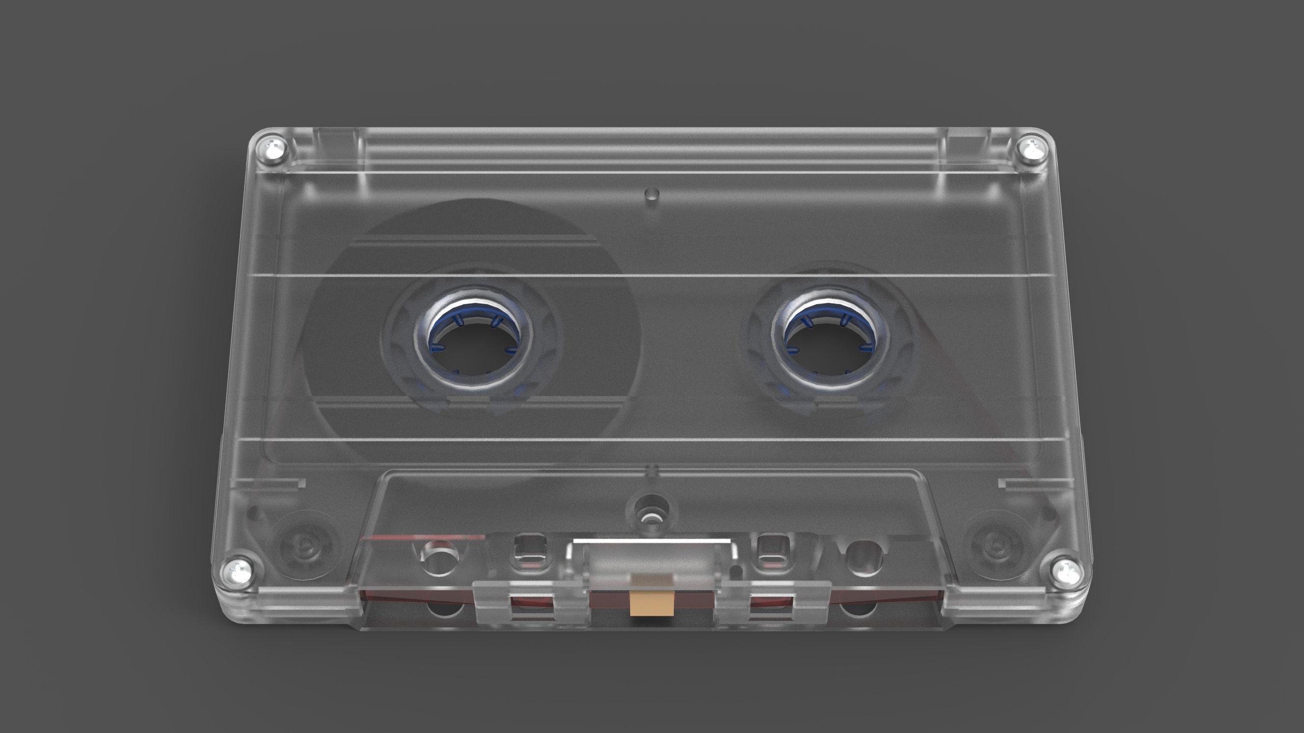 audio Cassettes 3D model_3