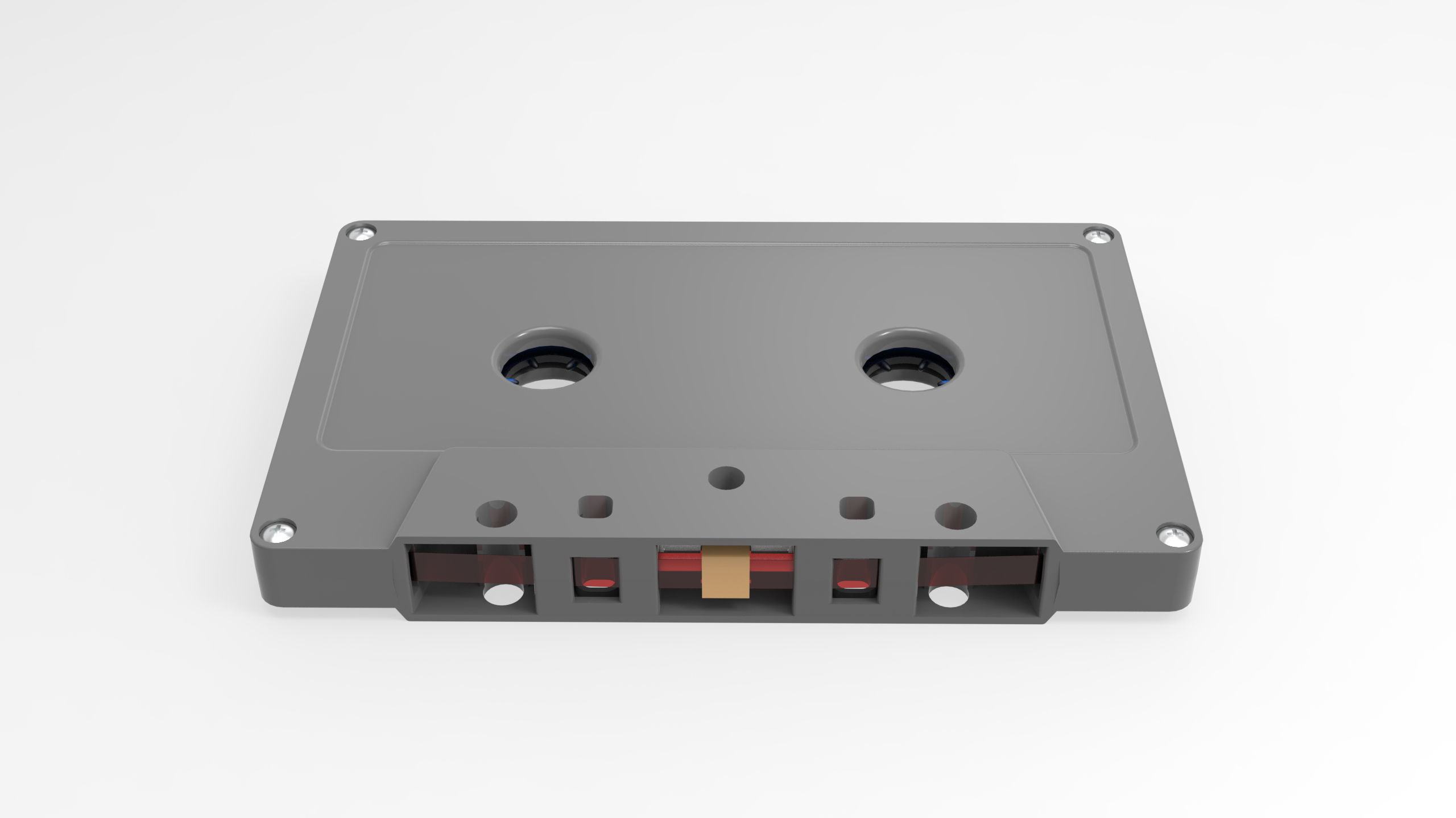 audio Cassettes 3D model_17
