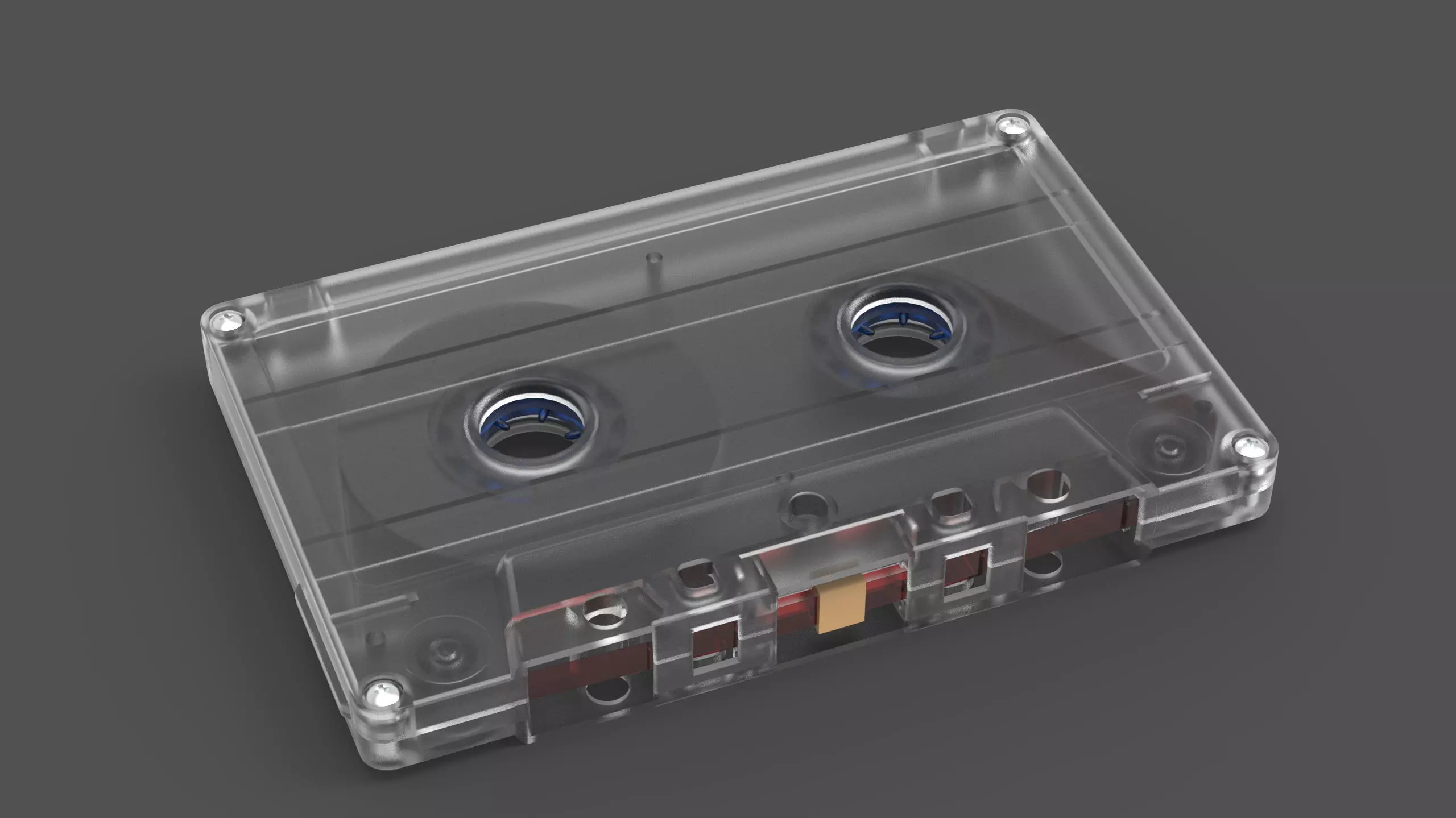 audio Cassettes 3D model_0