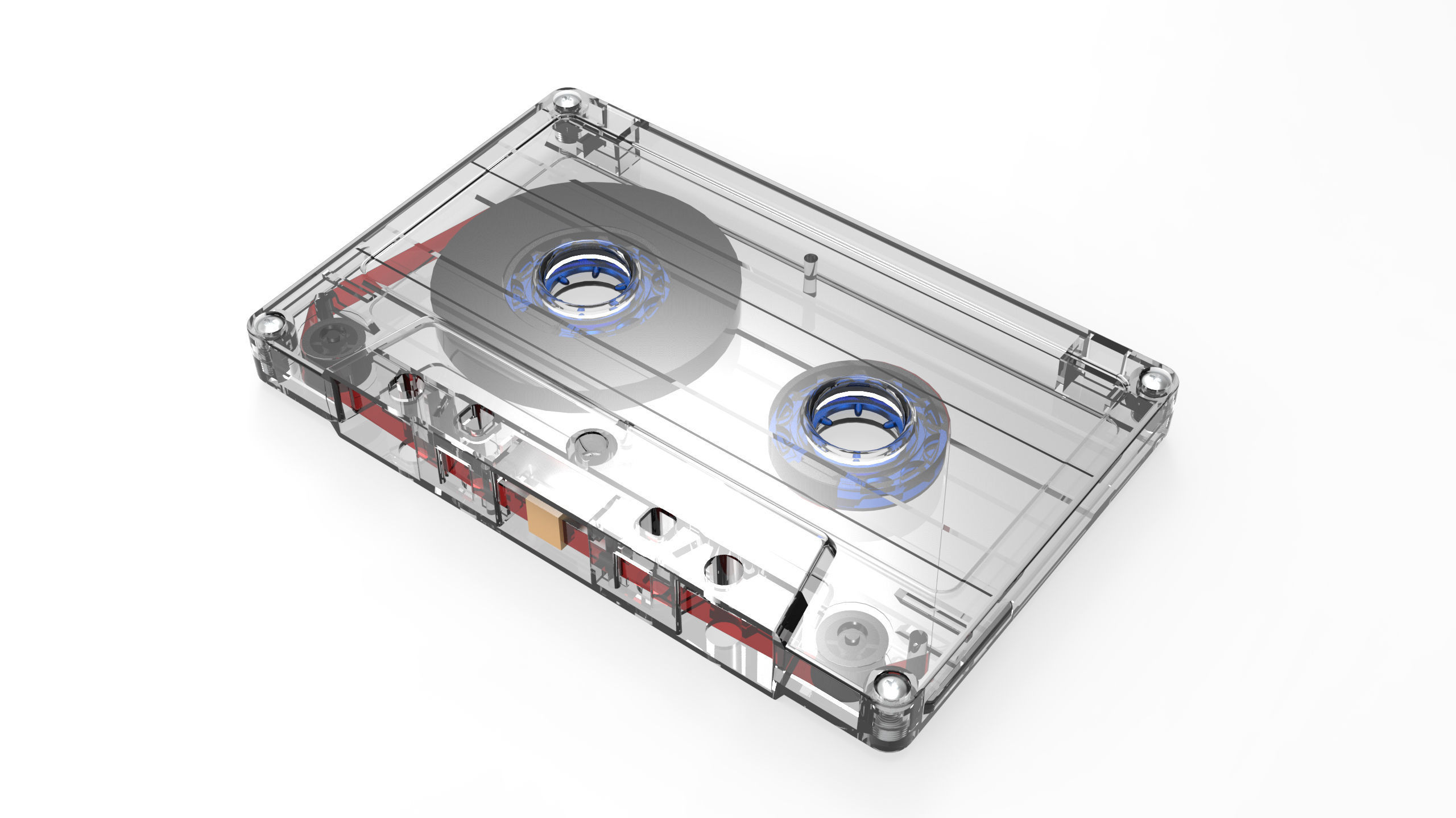 audio Cassettes 3D model_21