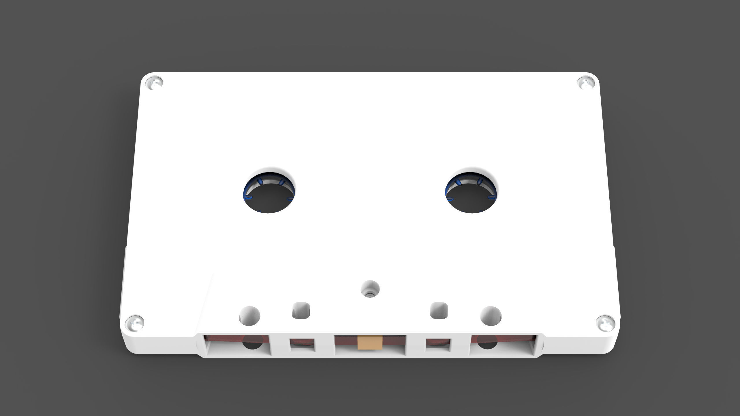 audio Cassettes 3D model_13