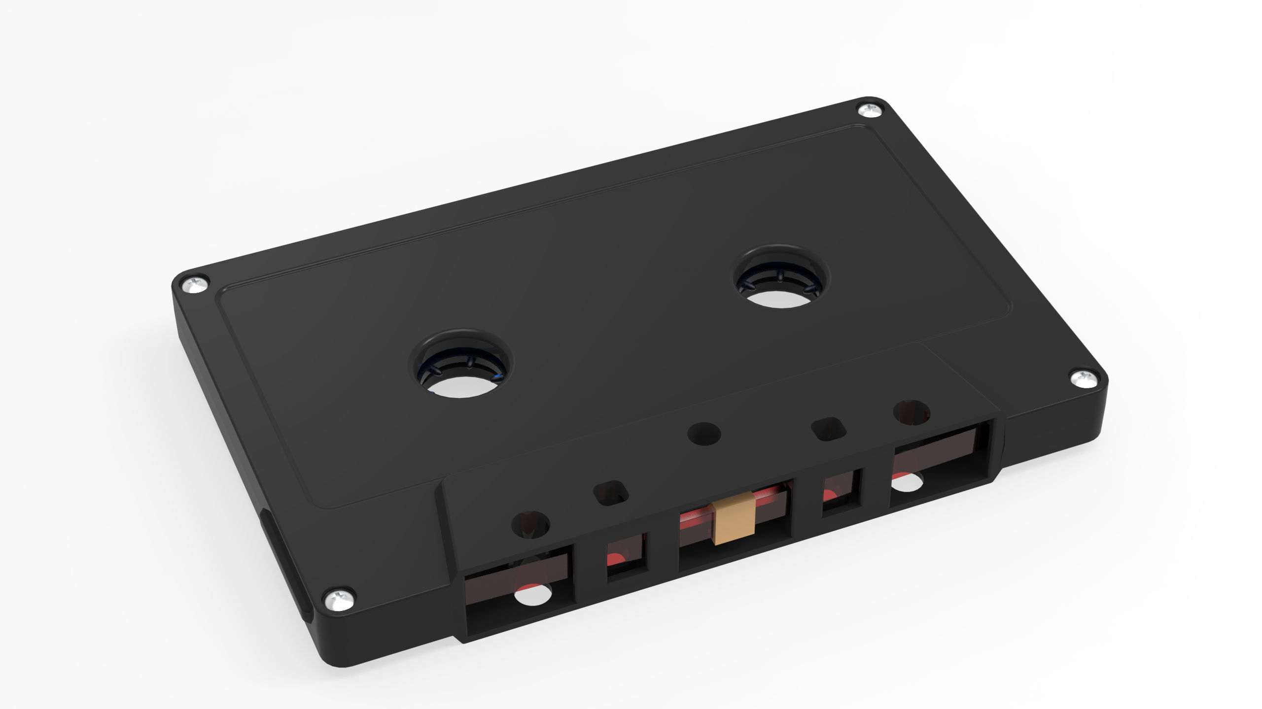 audio Cassettes 3D model_16