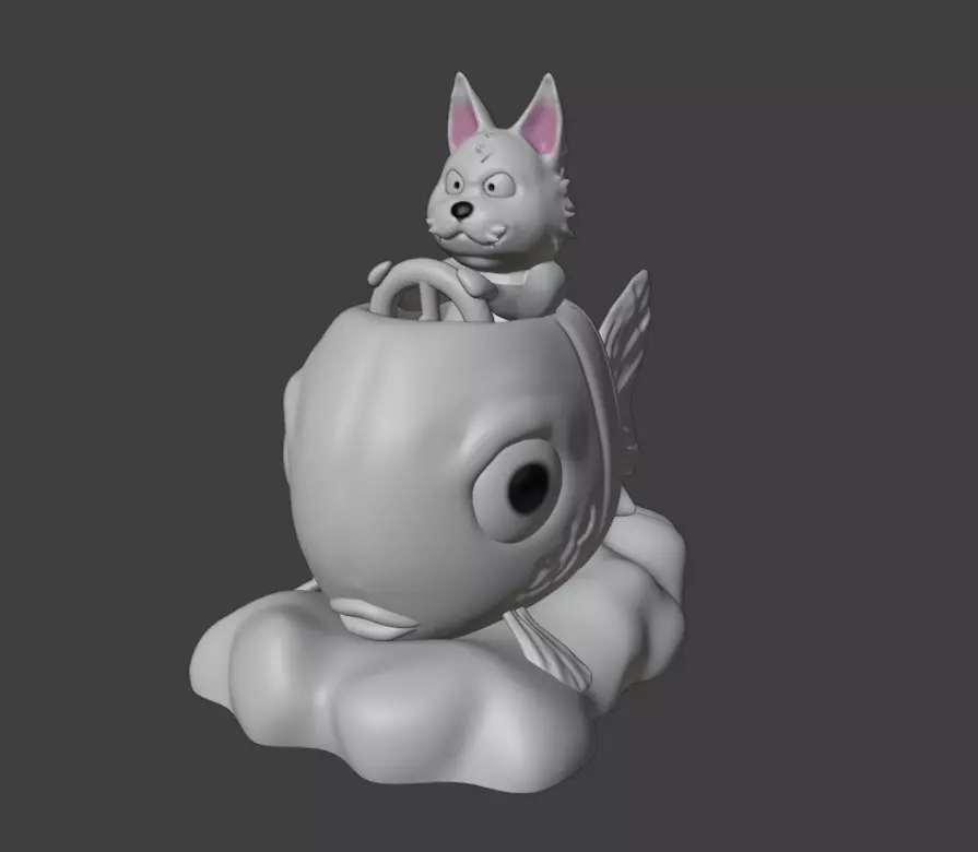 dog model high poly  3D print model_0