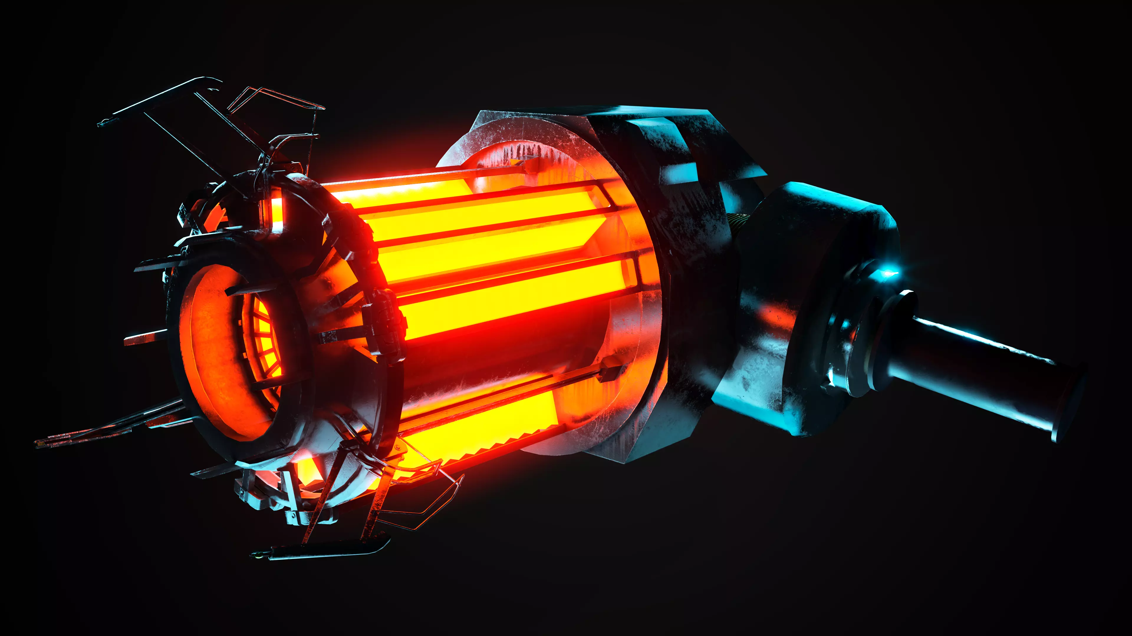 Gravity gun Free 3D model_0