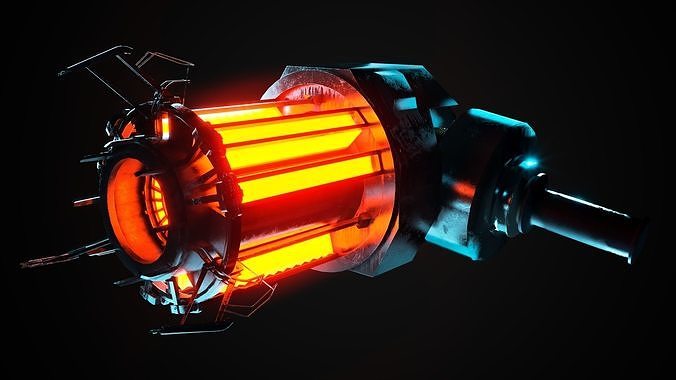 Gravity gun Free 3D model