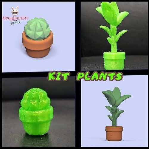 Kit Plants 3D print model
