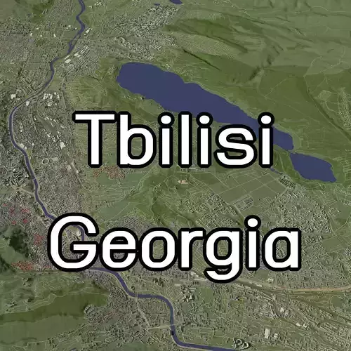 Tbilisi Georgia - city and urban 3D model