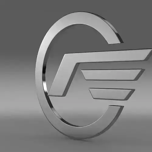 Astra logo 3D model
