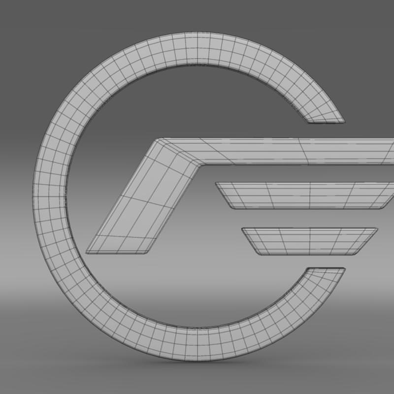 Astra logo 3D model_6