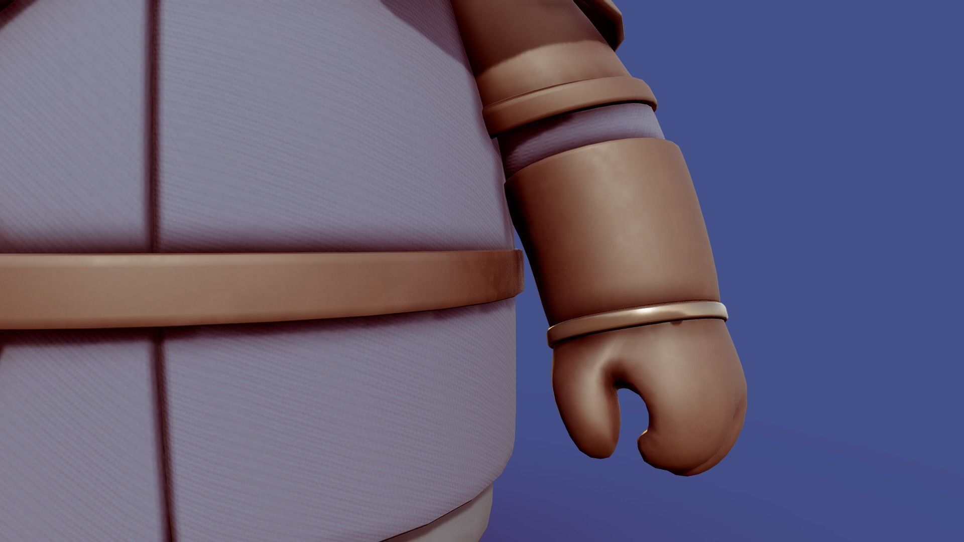 Baby Medieval Character 2 Low-poly 3D model_12