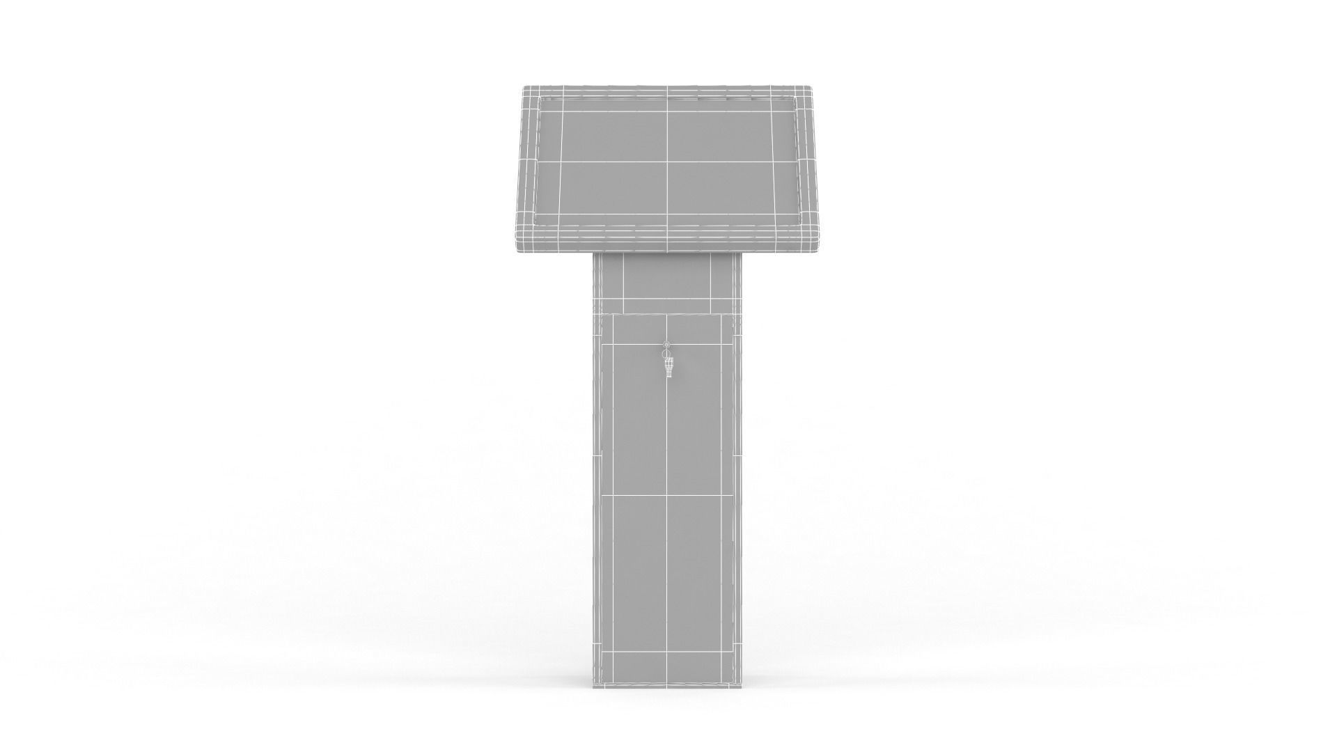 Electronic Kiosk 3D model_7