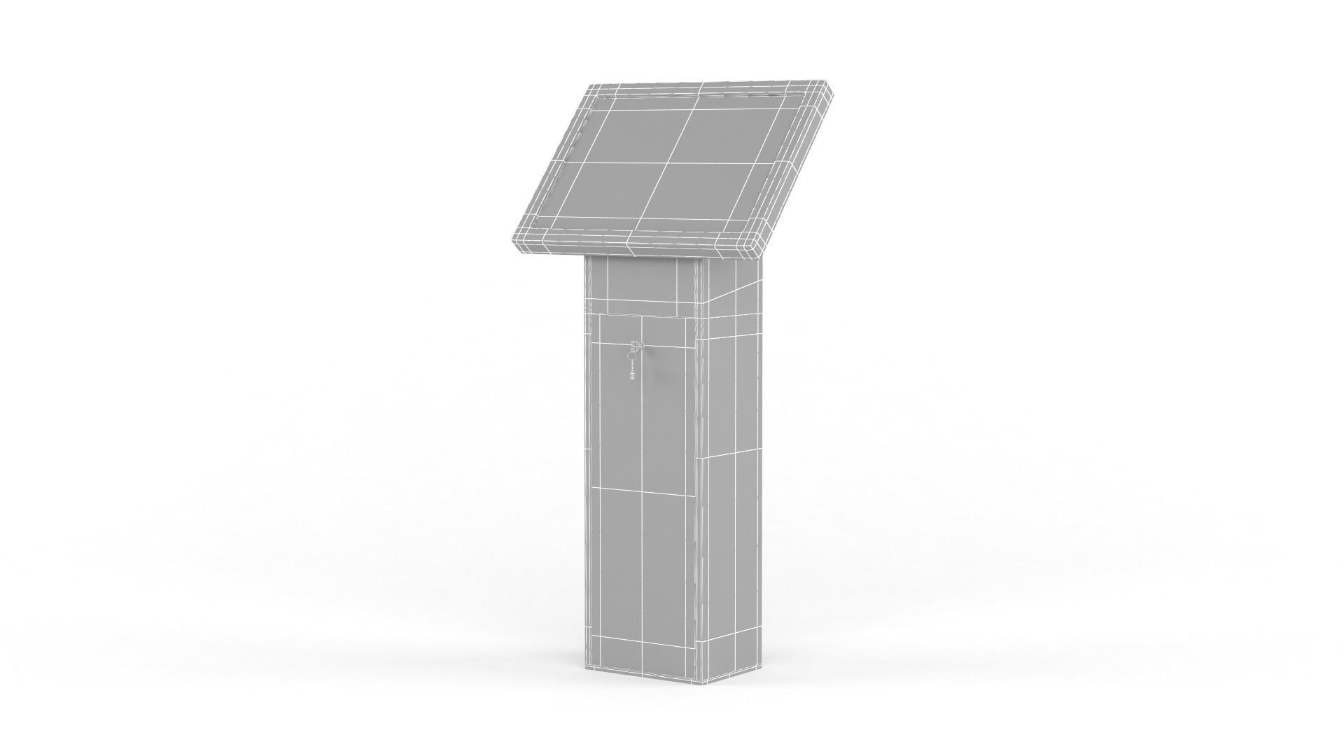 Electronic Kiosk 3D model_10