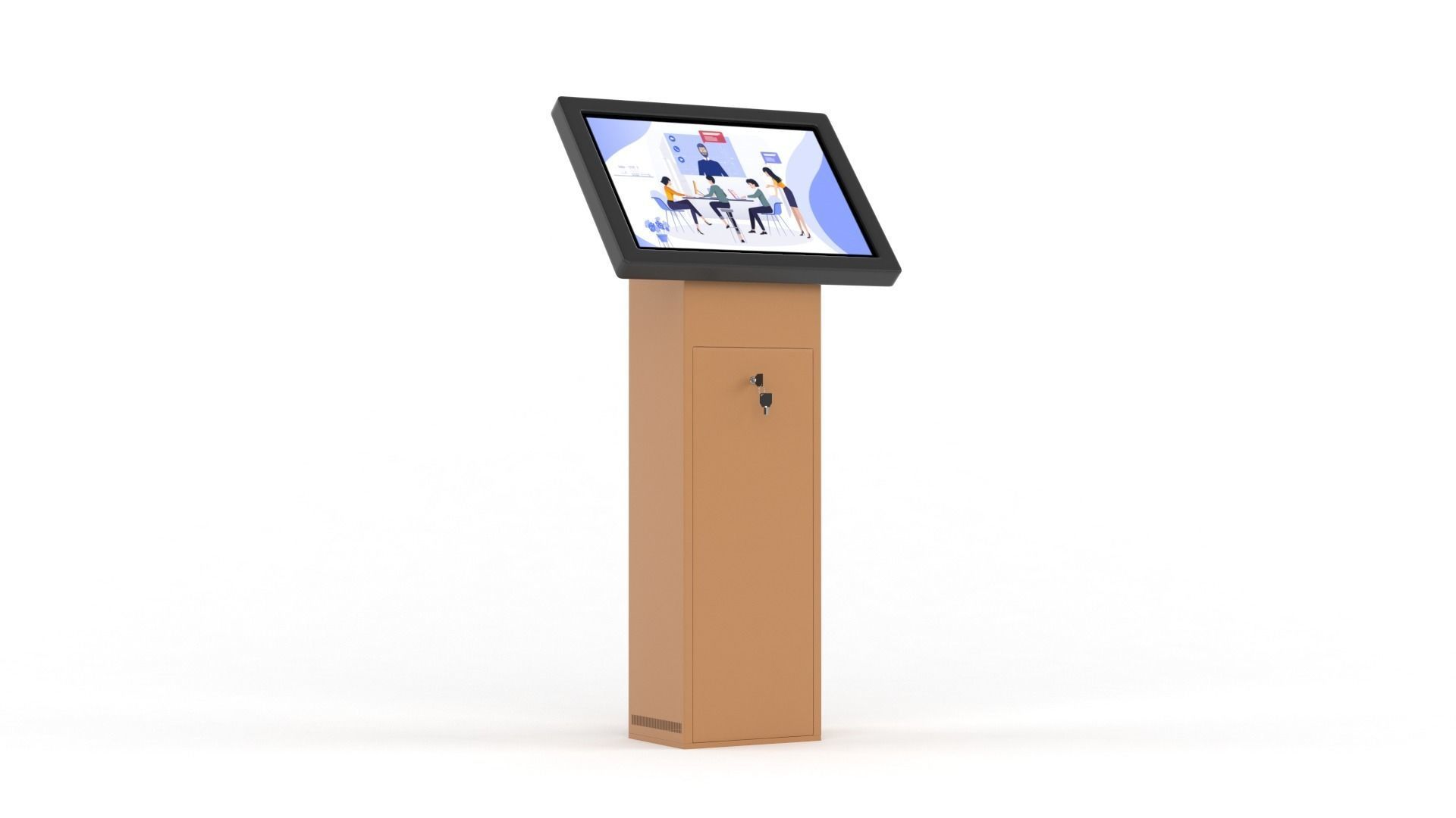 Electronic Kiosk 3D model_5