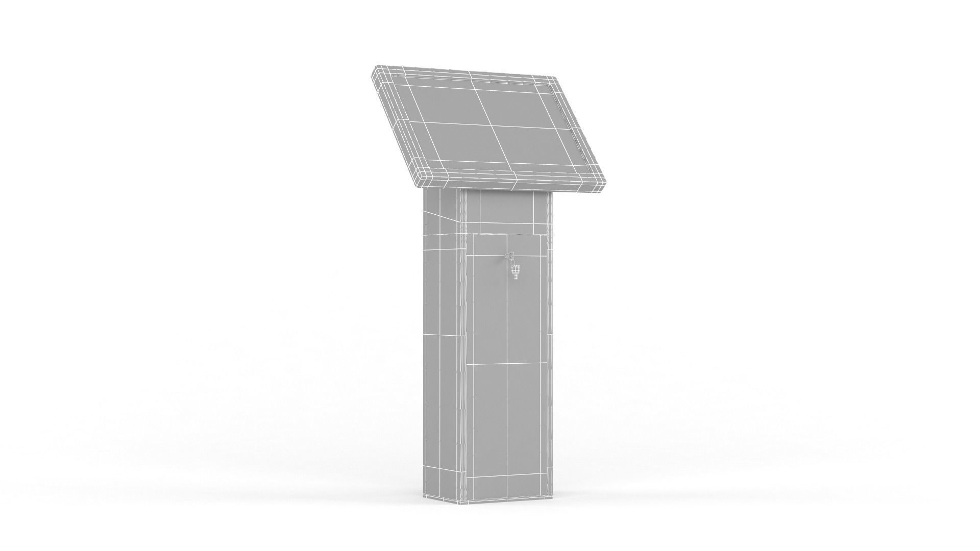 Electronic Kiosk 3D model_11