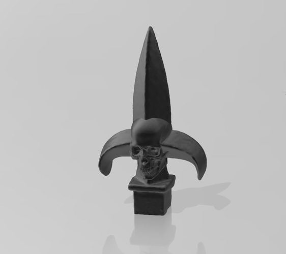 Skull Finial 3D model