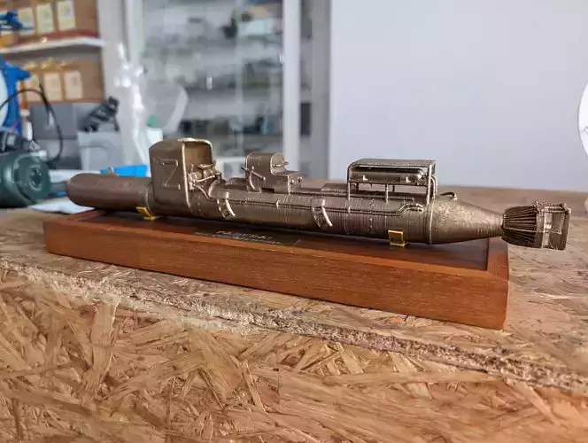 SLC 200 TORPEDO - 1942 Regia Marina Italiana 3D print model