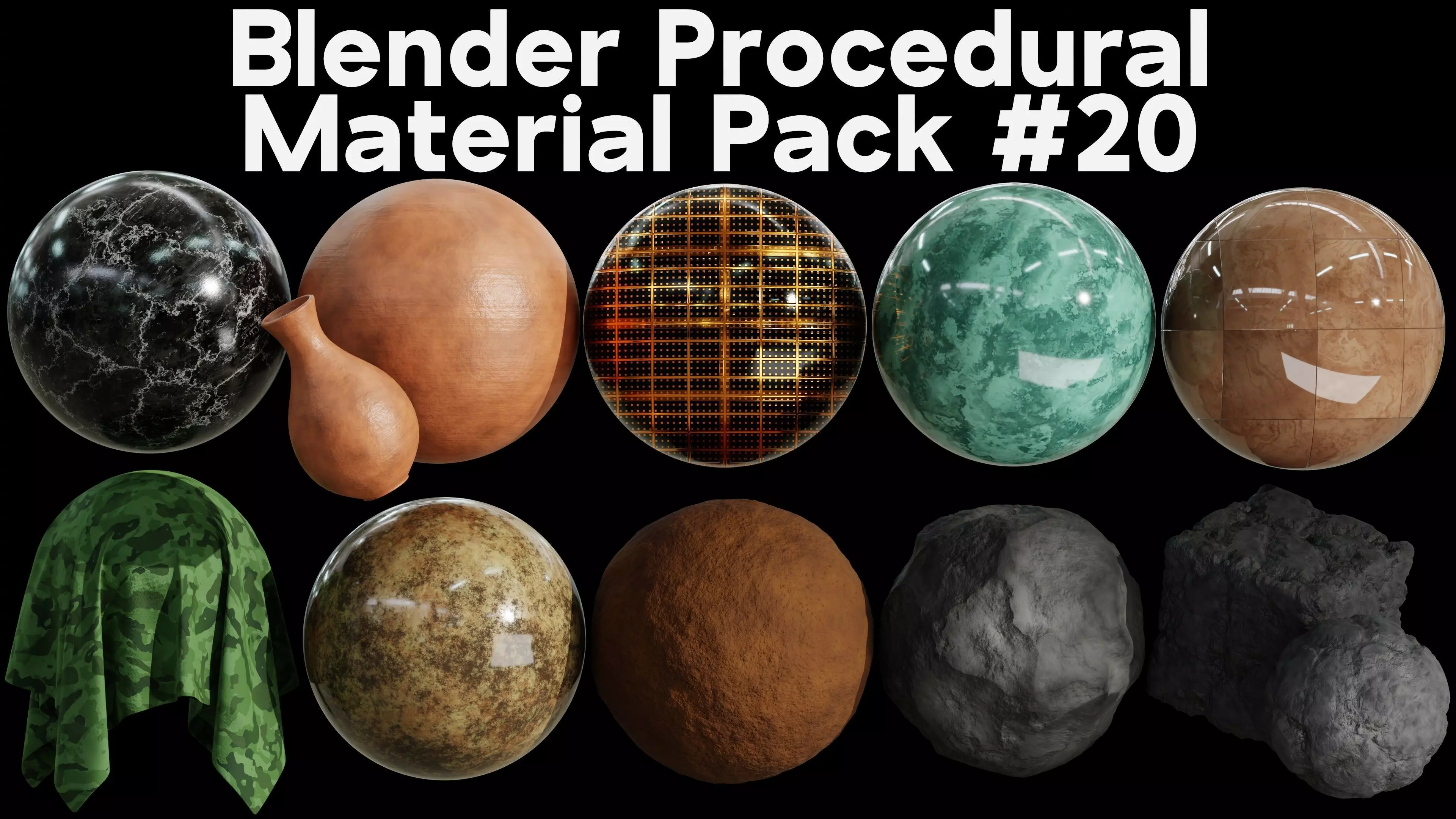 Blender Procedural Material Pack 20 Texture