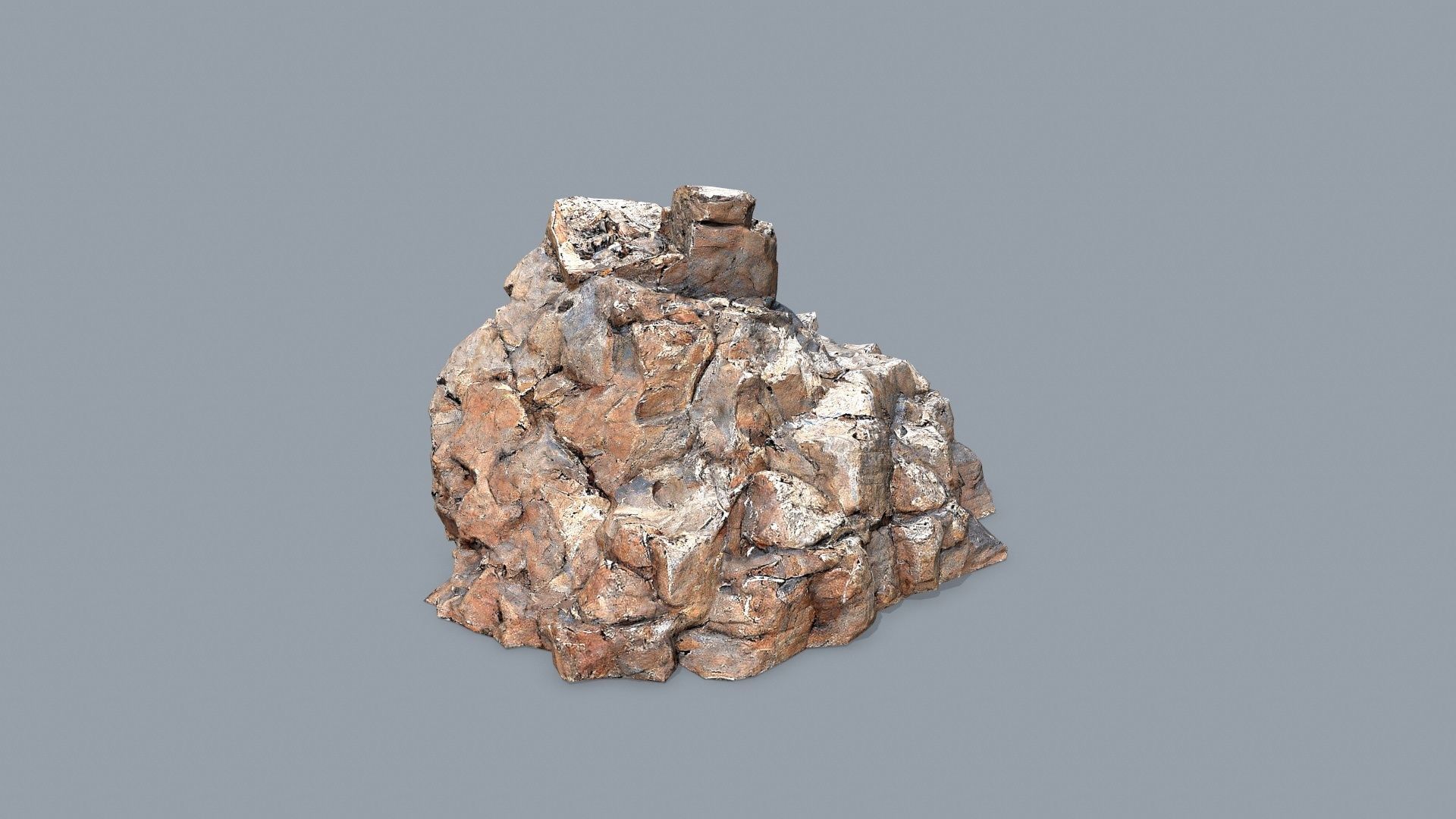 Arizona Desert Rocks Low-poly 3D model_11