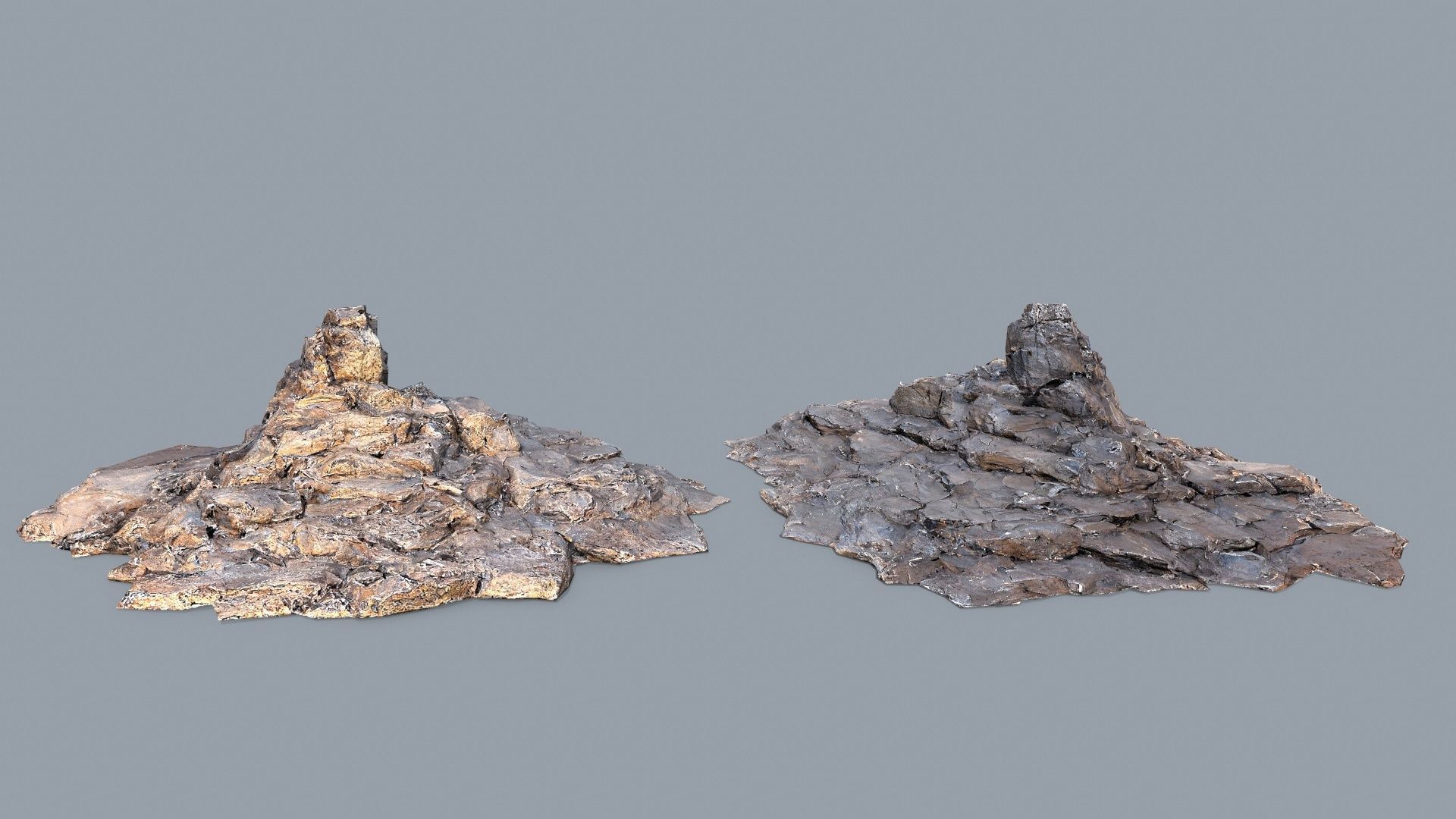 Arizona Desert Rocks Low-poly 3D model_4