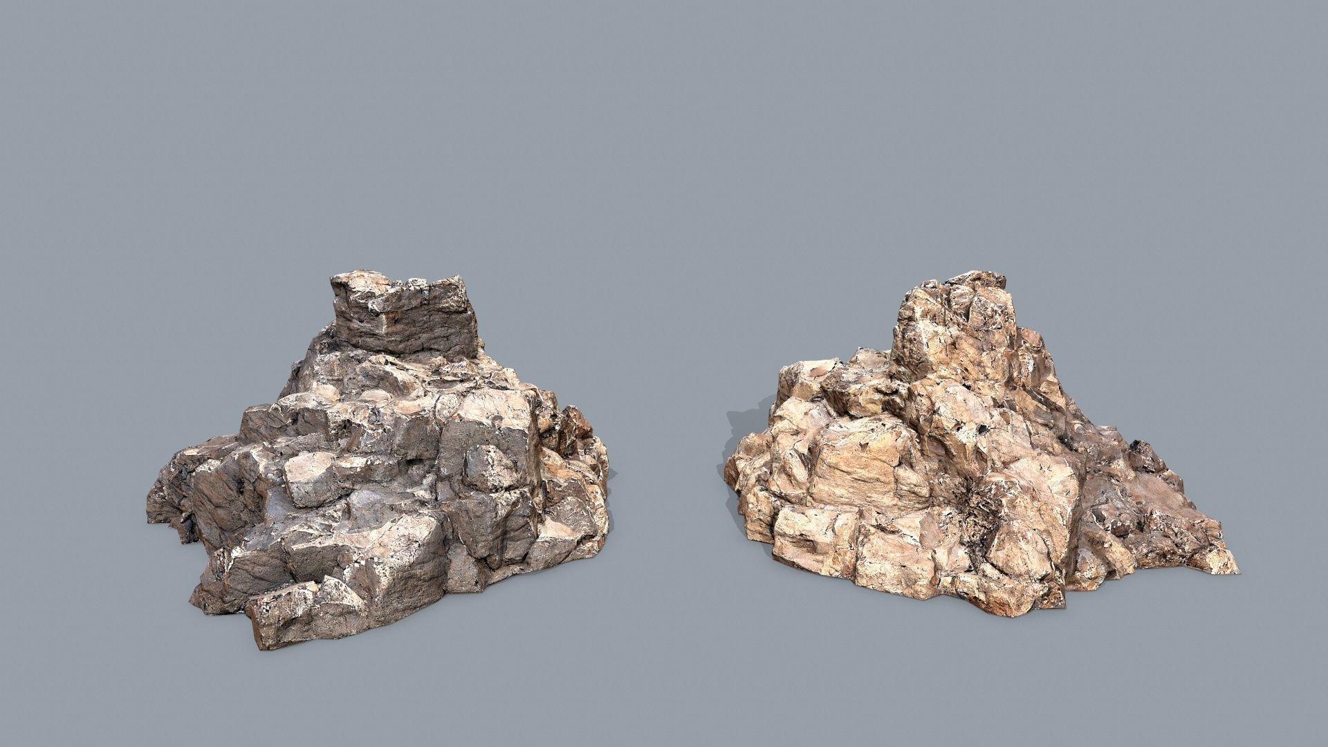 Arizona Desert Rocks Low-poly 3D model_2
