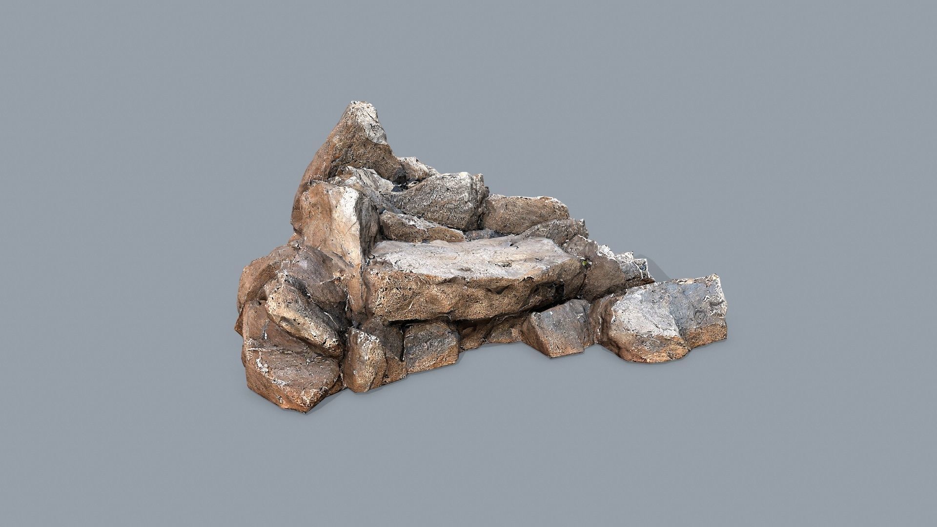 Arizona Desert Rocks Low-poly 3D model_18