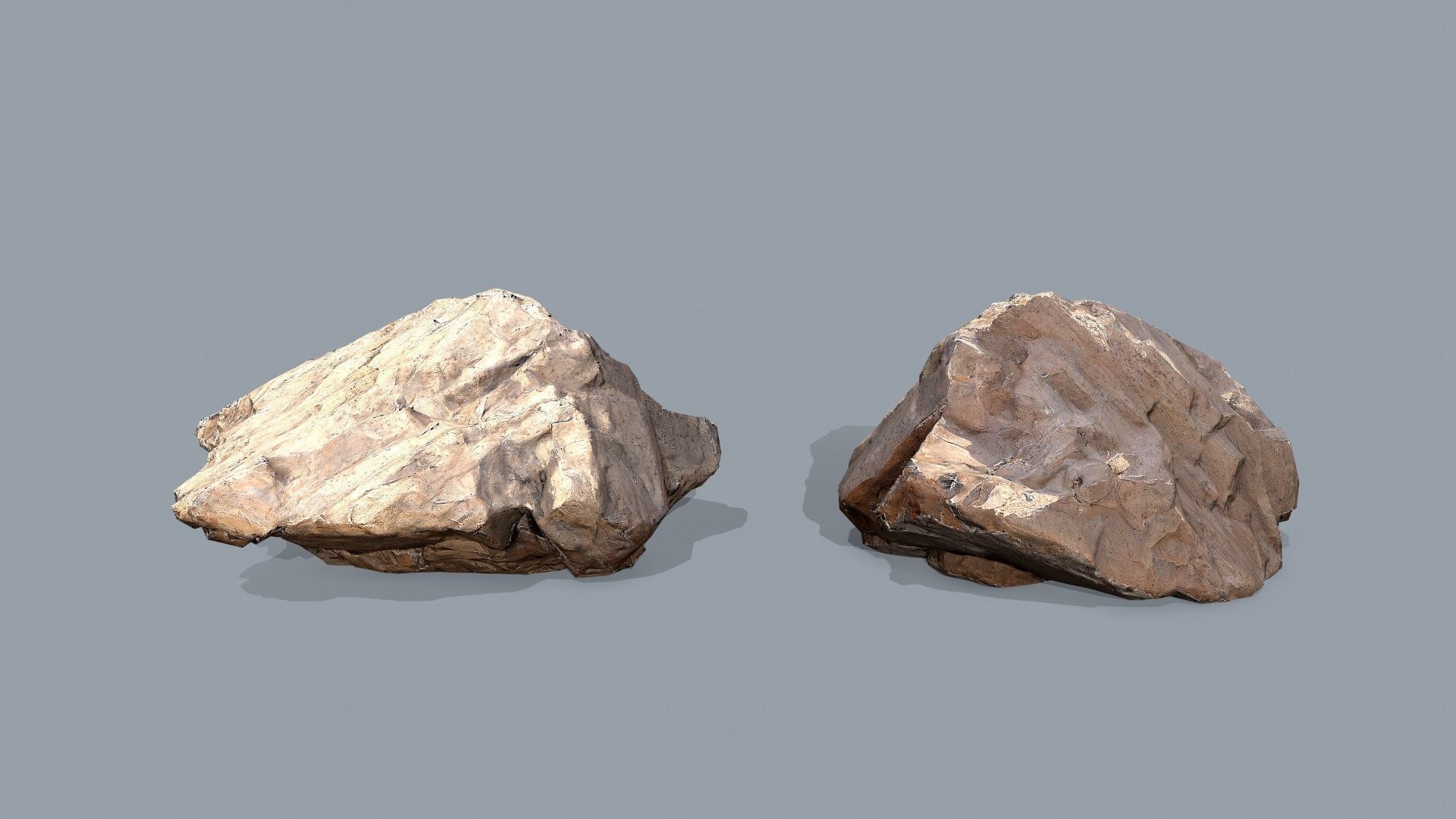Arizona Desert Rocks Low-poly 3D model_10