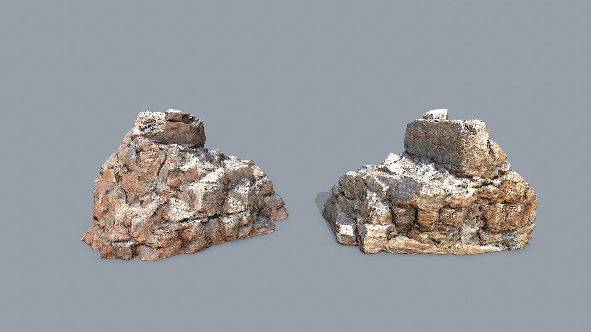 Arizona Desert Rocks Low-poly 3D model_1