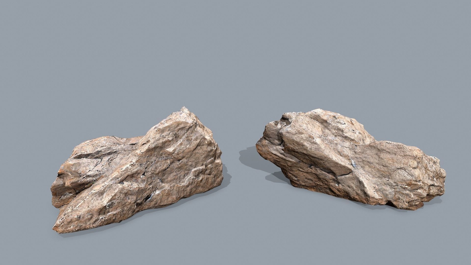 Arizona Desert Rocks Low-poly 3D model_6