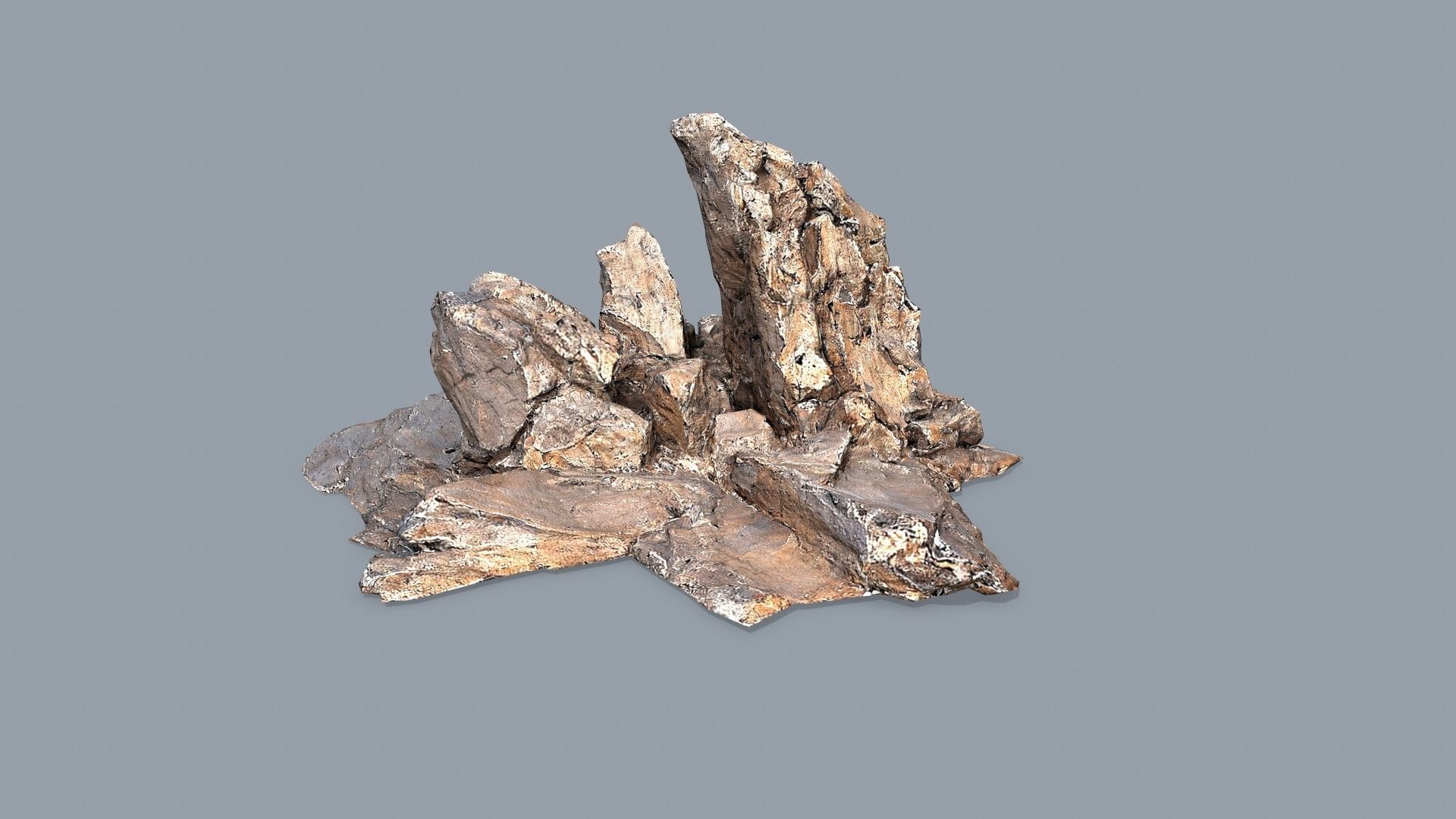 Arizona Desert Rocks Low-poly 3D model_15