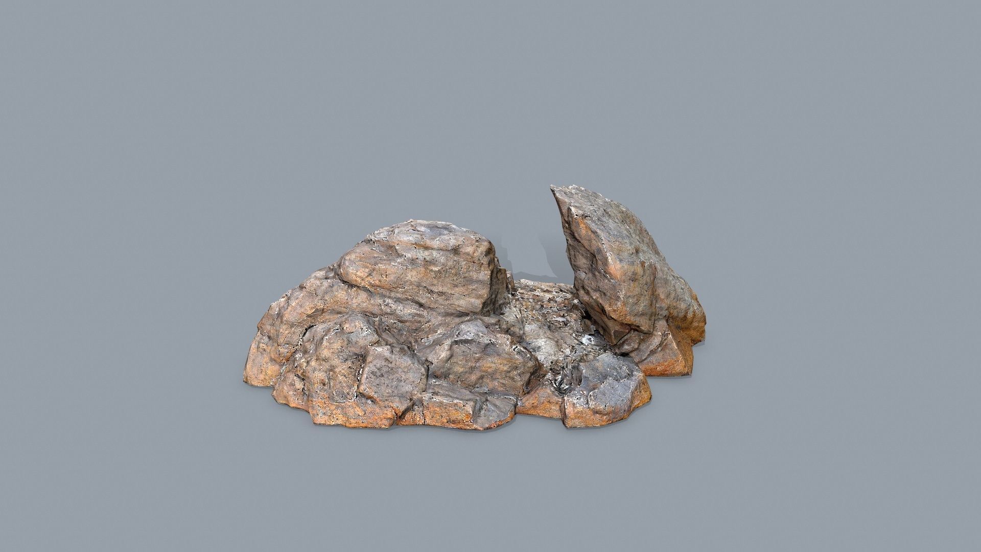 Arizona Desert Rocks Low-poly 3D model_17