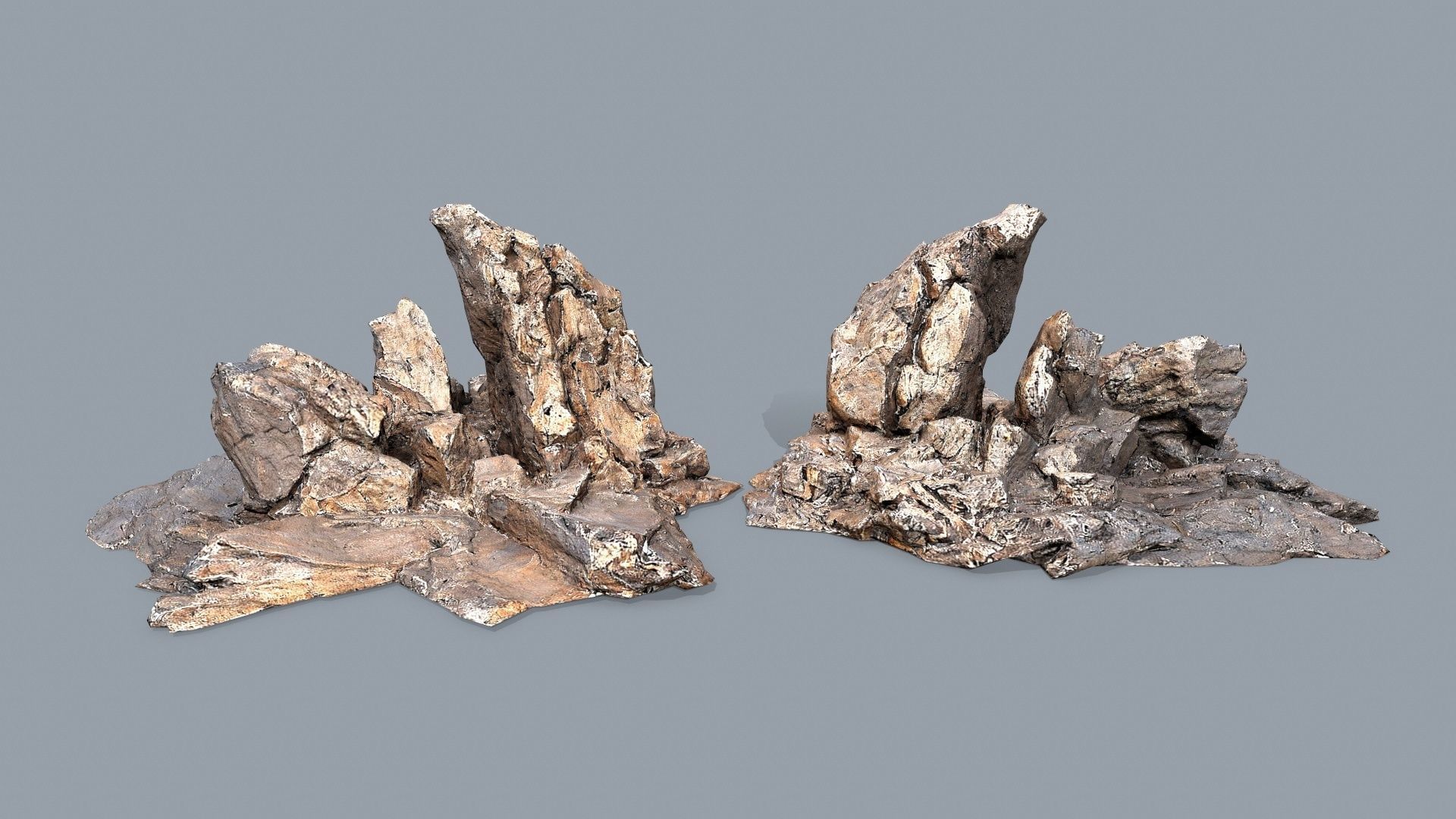 Arizona Desert Rocks Low-poly 3D model_5
