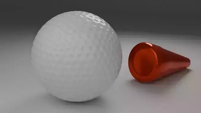 3D golf ball