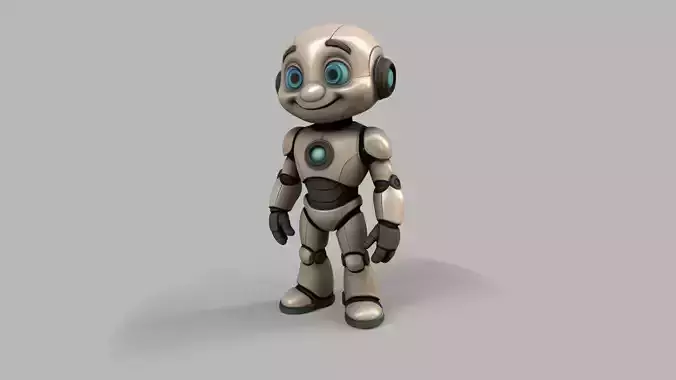 Stylized Cute Robot