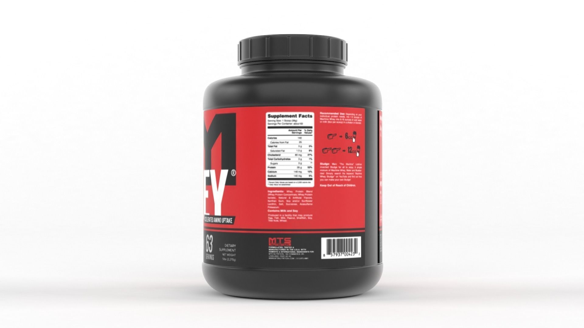 Protein Powder 3D model_3