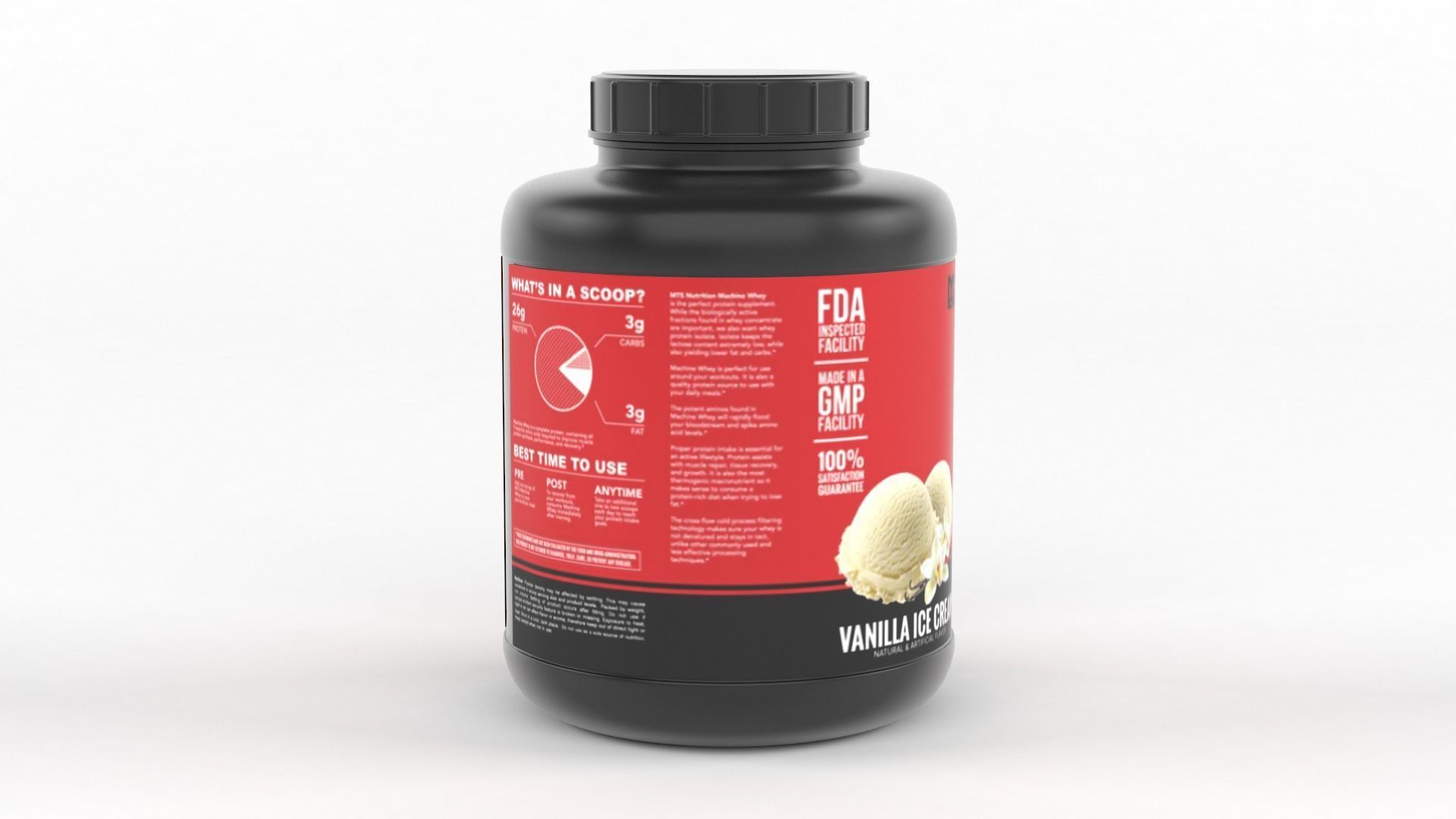 Protein Powder 3D model_2