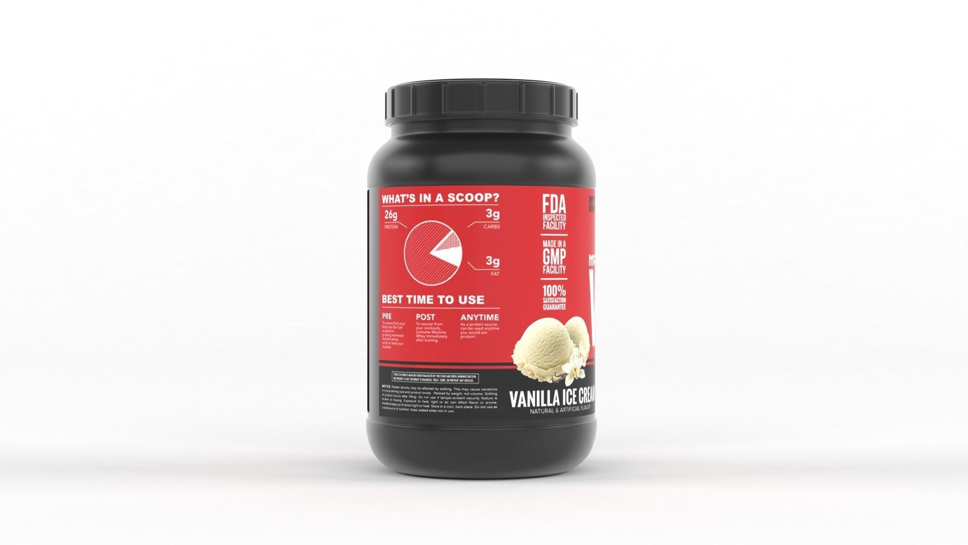 Protein Powder 3D model_5